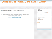 Tablet Screenshot of consellesportiu.altcamp.cat